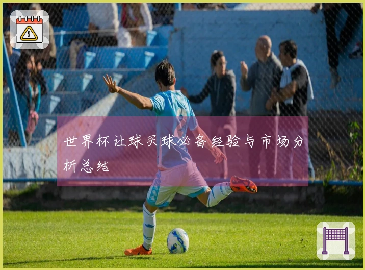 世界杯让球买球必备经验与市场分析总结