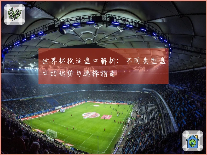 世界杯投注盘口解析：不同类型盘口的优势与选择指南