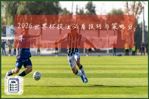 2026世界杯投注必看技巧与策略分享